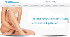 Desktop Screenshot of liposuctioninchandigarh.com